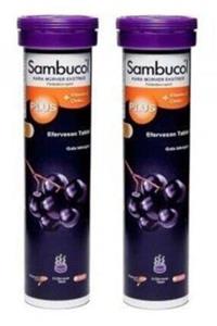 Sambucol Plus Kara Mürver + C Vitamini Çinko Takviye Edici Gıda 15 Tablet 2 Adet