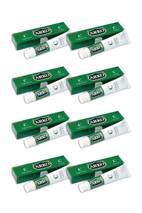 ARKO Klasik Yağlı Krem 20 cc 8'Li Set