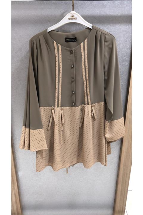 Bien Kadın Yeşil Hamile Tunik