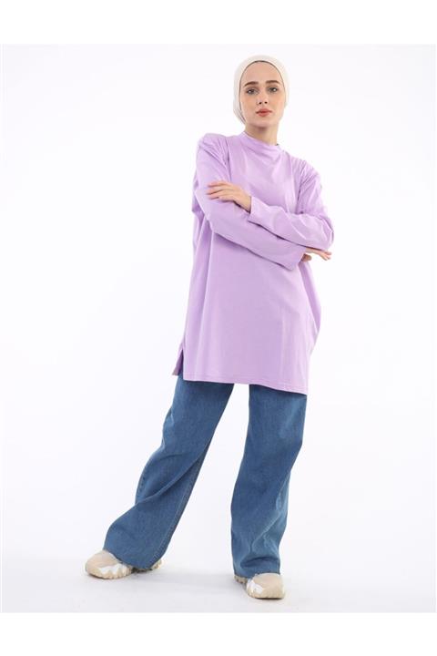 SİNDAL Basic Tunik 4-4056 - Lila
