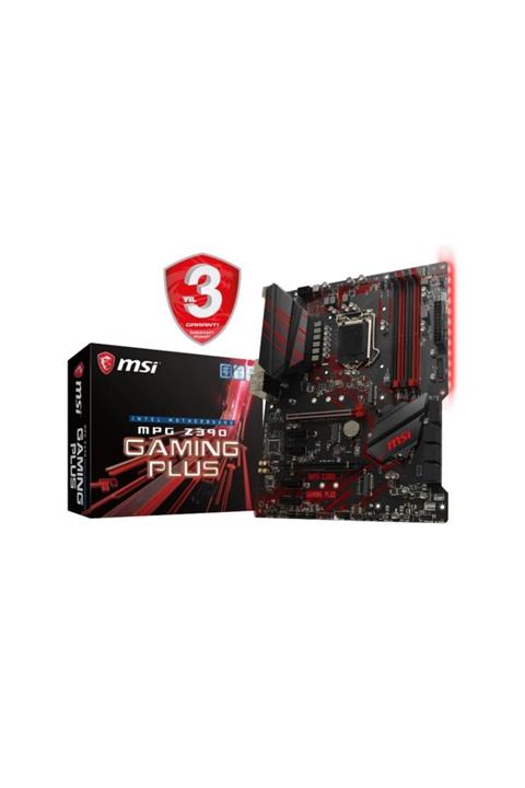 MSI Mpg Z390 Gamıng Plus Lga1151 Ddr4 4400mhz (oc) Atx Anakart