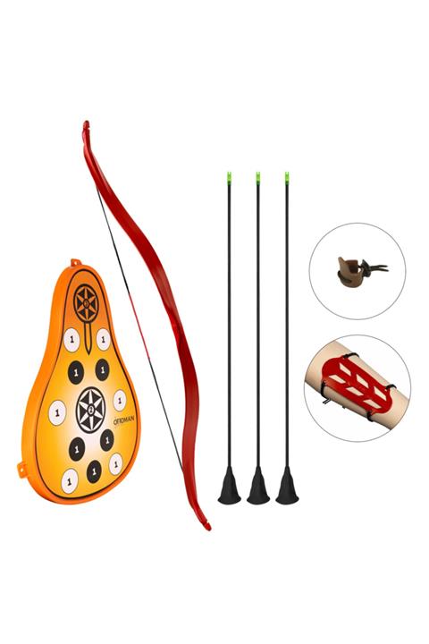 NAVEK Okçuluk Mini Hilal Puta Set Kırmızı