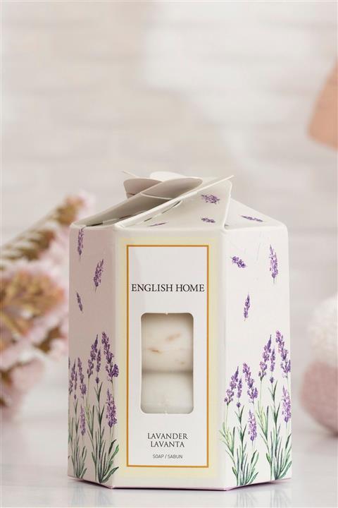 English Home Lavanta Özlü Katı Sabun 4x45 Gr Beyaz