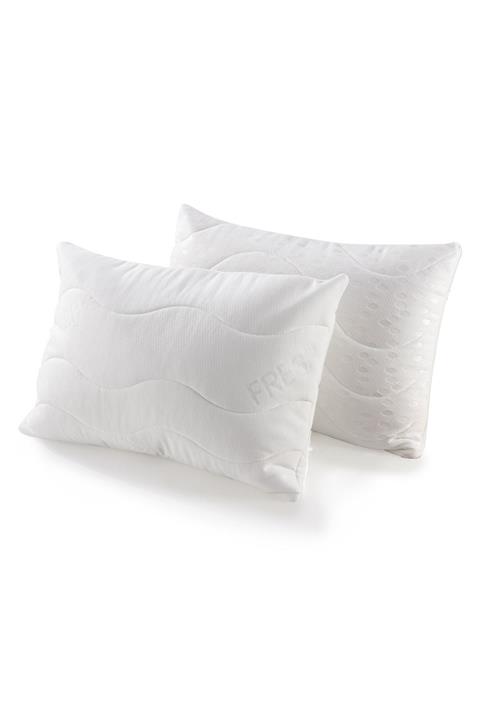 Mavi Ay Yatak 50x70 Cm 4'lü Kapitoneli Yastık Alezi (Kalın)