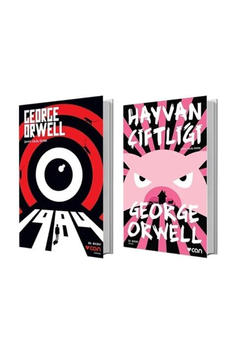 Can Yayınları Hayvan Çiftliği + 1984 - George Orwell 2 Kitap Set