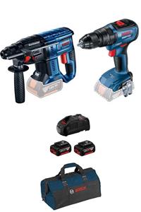 Bosch Promix Gbh 180-li Solo+gsb 18v-50li Solo+ Başlangıç Seti + Çanta