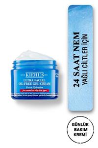 Kiehl's Ultra Facial Oil-free Yağlı Ciltler Için 24 Saat Nemlendiren Gözenek Karşıtı Jel Krem 50 ml