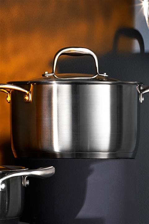 Karaca Tottori PowerSteel Pro 18 cm 2,10 Lt 316 Çelik Tencere