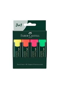 Faber Castell Fosforlu Kalem 3+1 254831