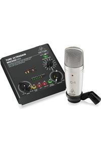 Behringer Voıce Studıo Complete Recording Bundle With Studio Condenser Mic, Tube Preamplifier