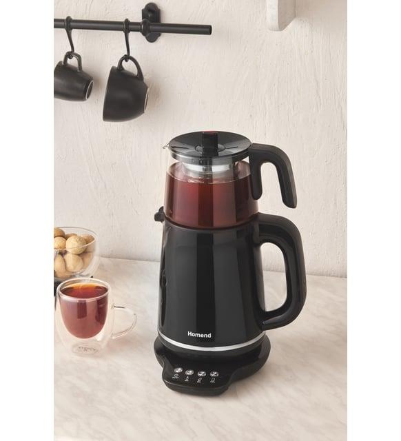 HOMEND Royaltea 1726h Siyah Konuşan Çay Makinesi