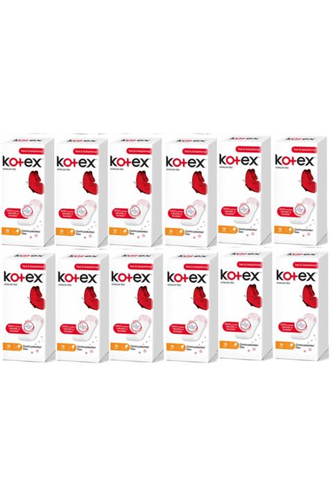 Kotex Ince Günlük Ped Parfümlü 18'li 12 Paket