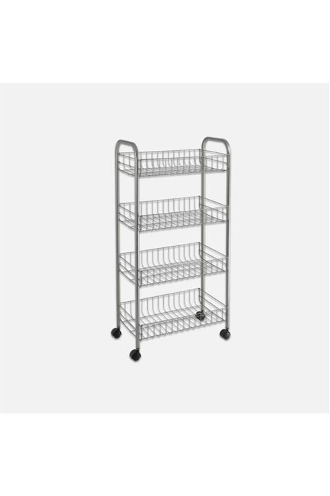 Metaltex Pisa Dört Katlı Metal Raf