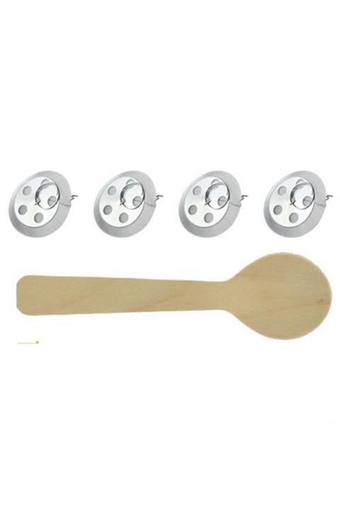 HomeCare Demlik Içi Çay Filtresi Hşap Kaşık Seti 714341