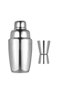 By Tüfekçi Biradlı Paslanmaz Çelik Shaker 700 Cl Ve 4/2 Cl Jıgger Paslanmaz Çelik