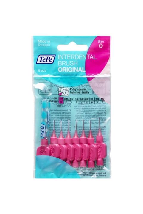TePe Arayüz Fırçası 8 Li Pembe 0,4 Mm