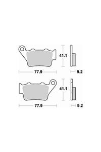 Moto Adv Garage Yamaha Xtz 660 Tenere Arka Fren Balatası Sinterli Braking