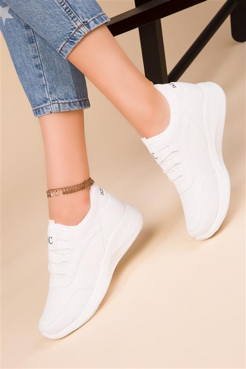 SOHO Kadın Beyaz Sneaker 15226