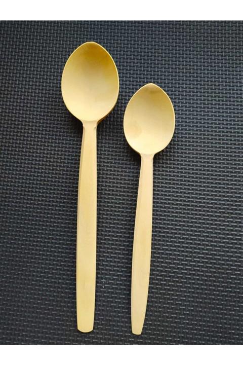 naturalife El Yapımı Şimşir Kaşıt Seti 2 Adet 29 Cm , 25 Cm