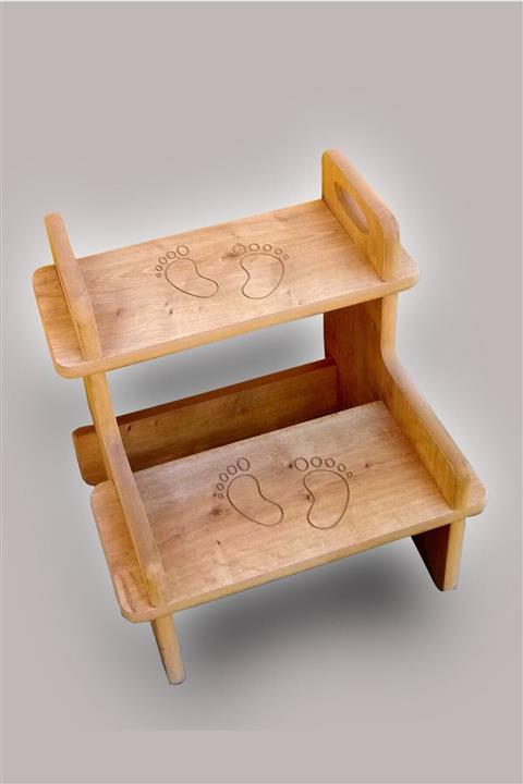 Merwood Mdf Basamak Tabure Çocuk Bebek Banyo Wc Lavabo Merdiven Yükseltici