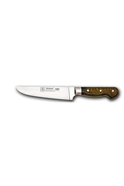 Sürbisa Ahşap Sap Yöresel Sürmene Mutfak Bıçağı 16 cm 61010-ym