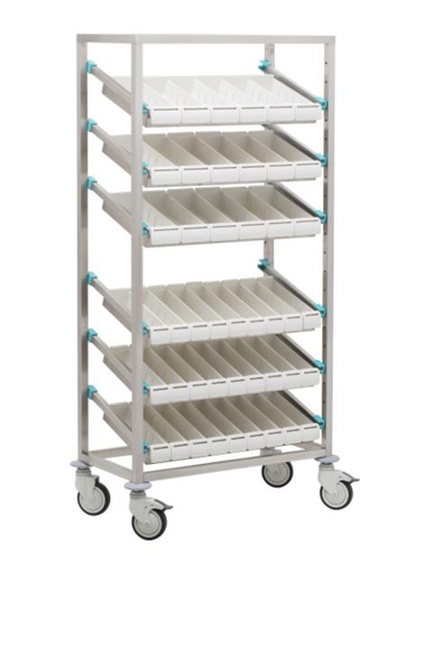 İNSPİTAL Raflı Ilaç Arabası Ab41.32