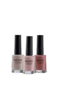 NOTE Nail Enamel Sezonun Doğal Tonları 3'lü Paket Oje Seti - 04-11-20