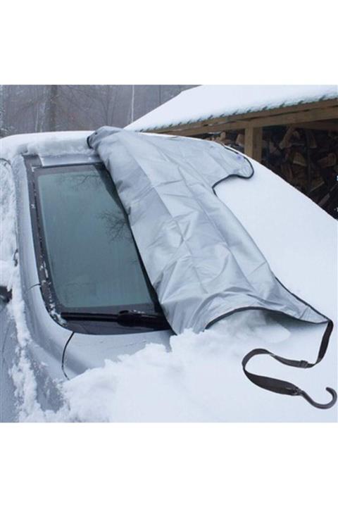 Ankaflex Araba Ön Cam Güneş Buz Kar Koruyucu Dış Branda Oto Ön Cam Koruyucu Dış Örtü