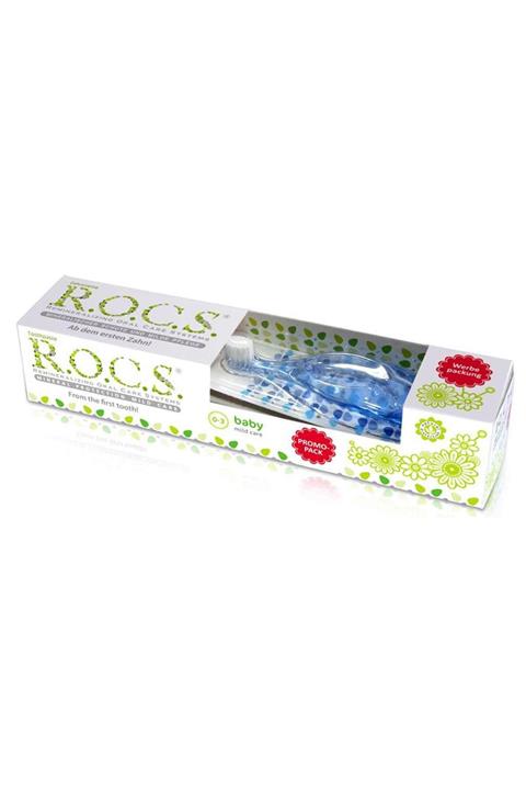 R.O.C.S. Rocs Mavi Diş Fırçası Ve Diş Macunu Seti