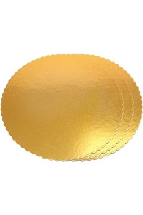 BENS Gold Altın Turta Altlığı Pasta Altlık Kalın 30 Cm