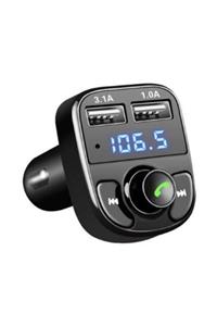 Aydurmaz Bluetooth Aux Araç Kiti Fm Transmitter Mp3 Çalar Kit Araç Çakmaklık Müzik Çalar