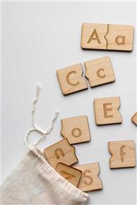 Ankebut Montessori Ingilizce & Türkçe Ahşap Alfabe Bulmacası Büyük Ve Küçük Harf Eşleştirme Oyunu