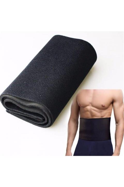 FITNESS Kadın Erkek Siyah Neopren Bel Korse Termal Sauna Kemer Sporcu Kemeri