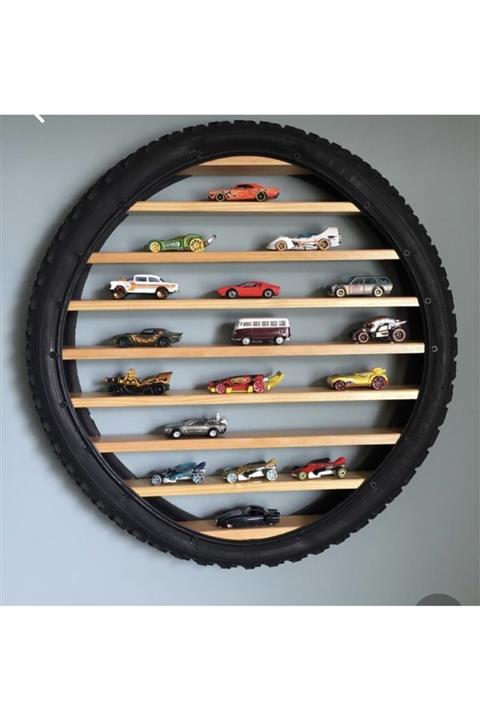 miemtasarım Hotwheels Araba Rafı 26 Inch 66 Cm