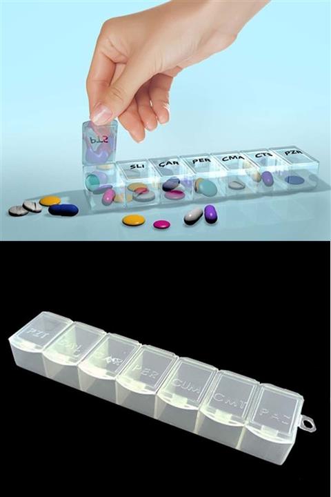 DDTREND Haftalık İlaç Saklama Kutusu