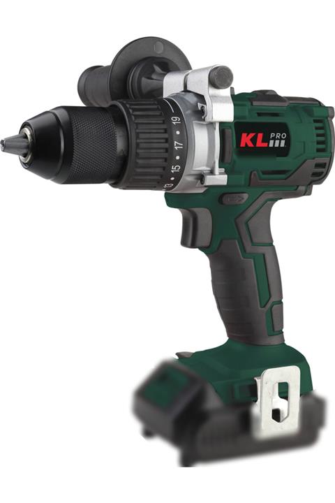 KLPRO 18volt Li-ion Kömürsüz Profesyonel Şarjlı Matkap Aküsüz Tek Makine Klnm18b-00