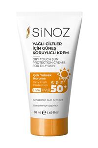 SİNOZ Yağlı Ciltler İçin Güneş Kremi SPF 50+ (50 ml)