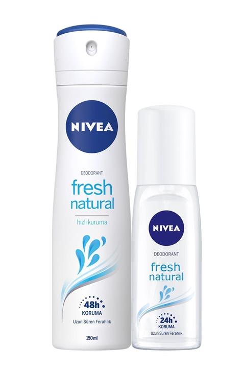 Nivea Pump Sprey Fresh Kadın 75 Ml + Kadın Sprey Deodorant 150 Ml