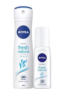 Nivea Pump Sprey Fresh Kadın 75 Ml + Kadın Sprey Deodorant 150 Ml