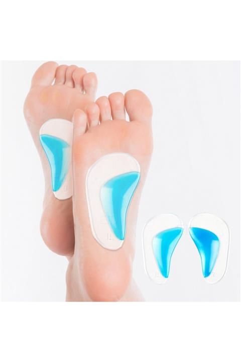 CMT Ark Desteği Jel Düz Tabanlık Silikon Ayak Tabanı Boşluk Doldurucu