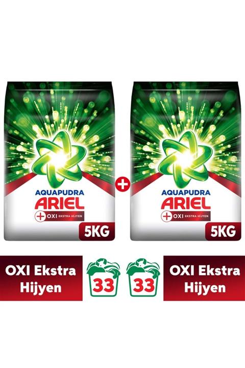Ariel OXI 2 x 5 kg Toz Çamaşır Deterjanı (10 kg)