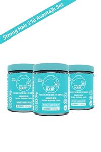 Vita Bear Strong Hair Gummy Vitamin 60 Adet X 3