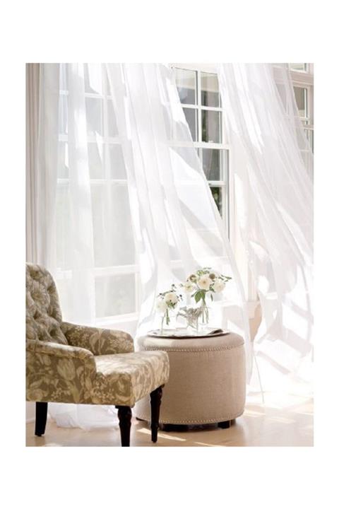 La Rose Des Sables 300x260 Cm Krem Düz Tül