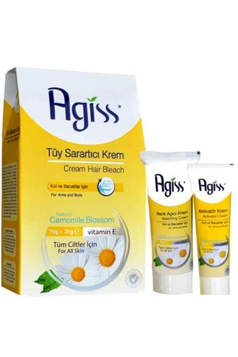 AGISS Tüy Sarartıcı Krem 70 Gr + 35 Gr