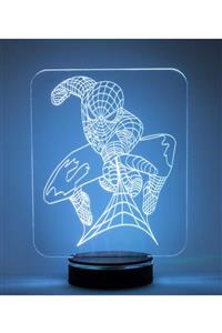 Tablo Art House 3d Led Lamba Spiderman