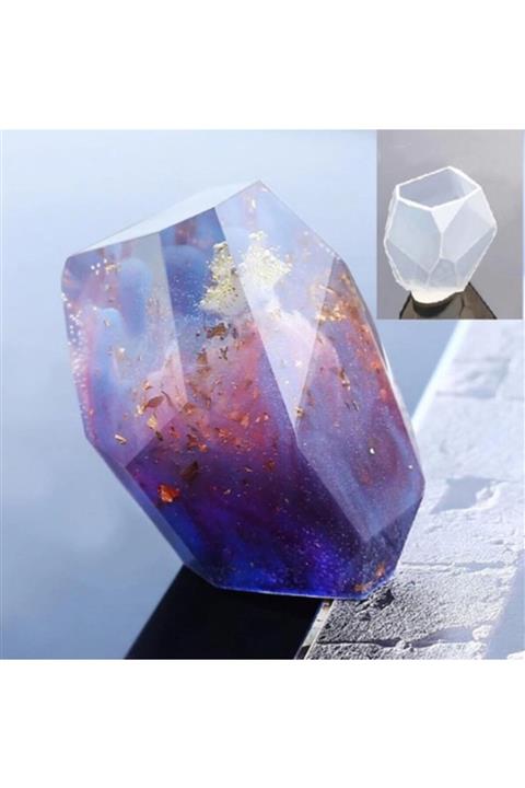 epoksi kalıpları Epoksi Mum Kristal Kalıbı 7 Cm