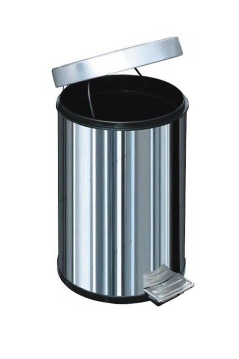 Arı Metal Pedallı Çöp Kovası 16 lt Paslanmaz Çelik 1004