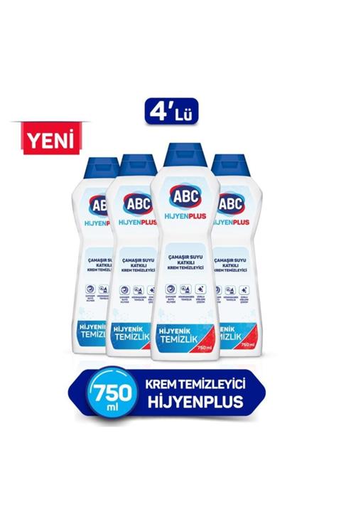 ABC Sıvı Krem Hijyen Plus 750 ml X 4