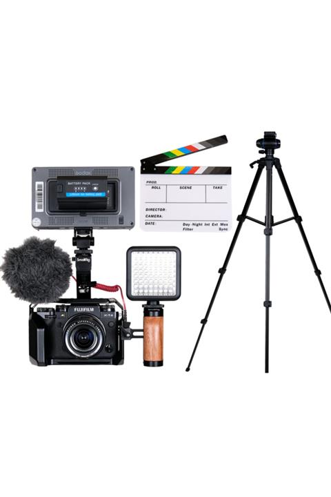 Fujifilm X-t4 Siyah Fujı Videographer Kit 2 ( T4/18-55/cage&monitör )