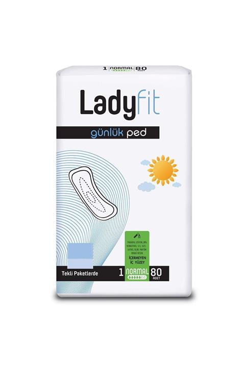 Lady Fit Ladyfit Günlük Ped Normal 80 Ped